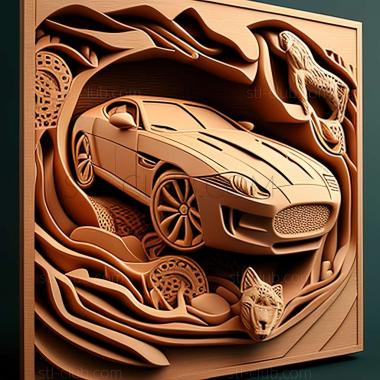 3D модель Jaguar XKR (STL)